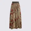 Uma Wang Pomegranate-print Elastic-waist Trousers In Multi