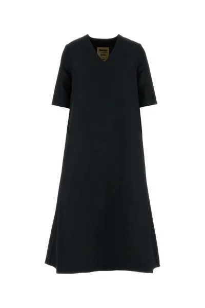 Uma Wang Slate Polyester Apostle Dress