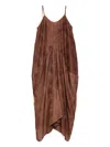 Uma Wang Sleeveless Dress In Brown