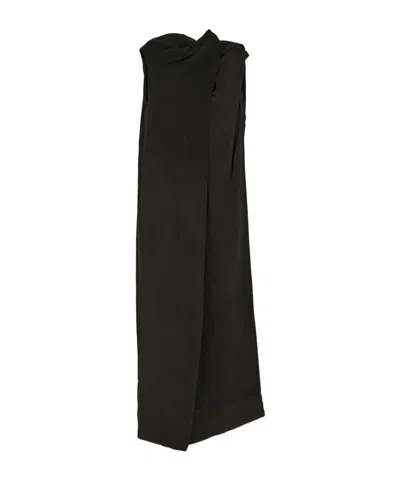 Uma Wang Sleeveless Dress In Black