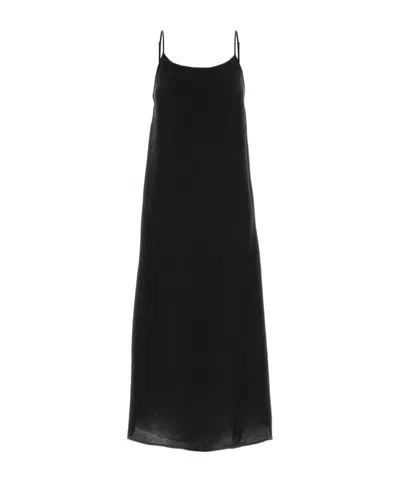 Uma Wang Anaya Viscose-blend Dress In Black