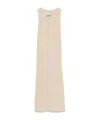 Uma Wang Data Maxi Dress In Nude
