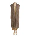 Uma Wang Long Coat In Mixed Wool In Multi