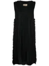 Uma Wang Sleeveless Midi Dress In 黑色