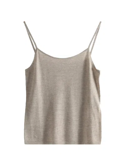 Uma Wang Sleeveless Top In Neutral