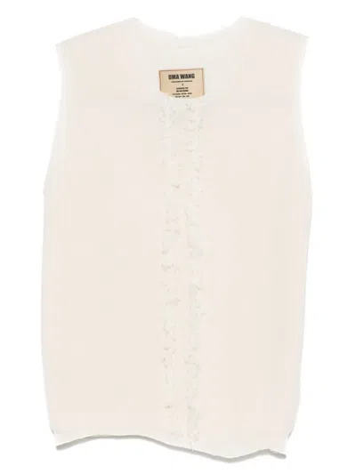 Uma Wang Sleeveless Top In Neutral