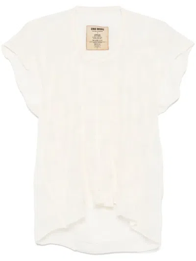 Uma Wang Sleeveless Top In White