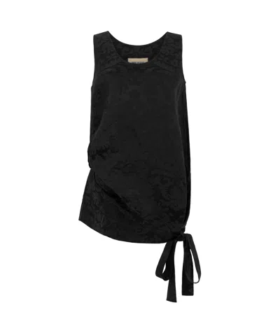 Uma Wang Sleeveless T-shirt In Black