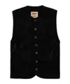 Uma Wang Sleeveless Vest In Black