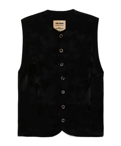Uma Wang Sleeveless Vest In Black
