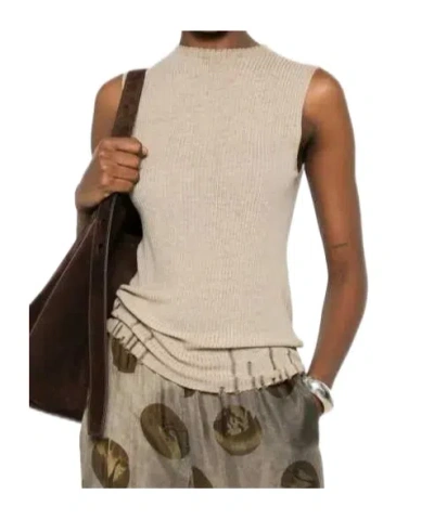Uma Wang Sleevless Top In Neutral
