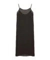 Uma Wang Slip Dress In Brown