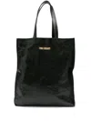 Uma Wang Small Canvas Tote Bag In Green