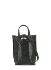 Uma Wang Small Case Canvas Bag In Green