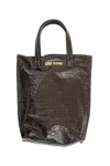Uma Wang Small Case Canvas In Brown