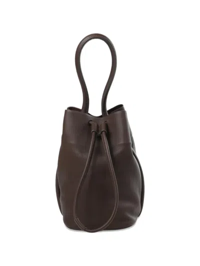 Uma Wang Small Drawstring-fastening Bucket Bag In Purple