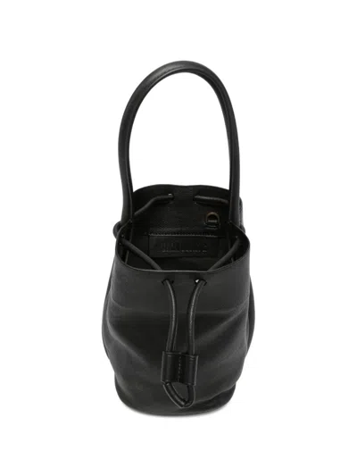 Uma Wang Small Leather Sac Bag In Black