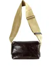 Uma Wang Small Leather Shoulder Bag In Brown
