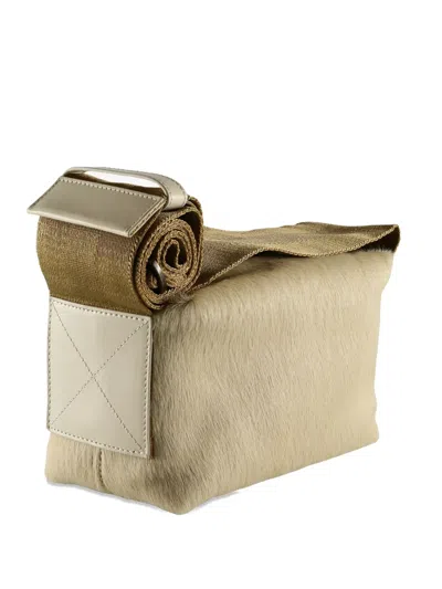 Uma Wang Small Leather Shoulder Bag In Nude