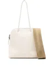 Uma Wang Double Handle Shoulder Bag In White