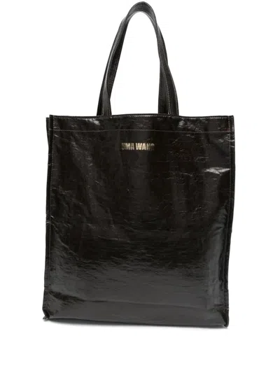 Uma Wang Small Shopping Bag Canvas In Brown