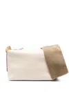 Uma Wang Small Rectangular Belt Bag Contrast Strap In White