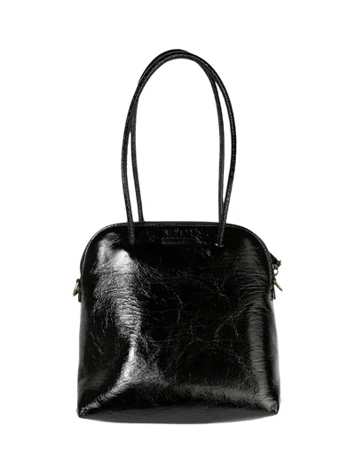 Uma Wang Small Soft Shoulder Bag Black/mustard