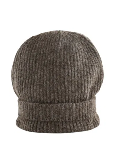 Uma Wang Soft Beanie Hat In Gray