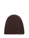 Uma Wang Soft Beanie Hat In Burgundy