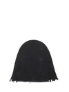 Uma Wang Soft Hat Cap In Black
