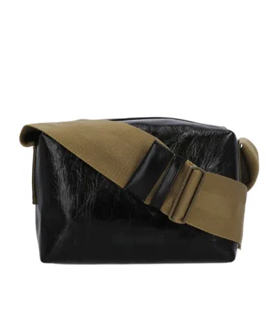 Uma Wang Square Shoulder Bag In Black