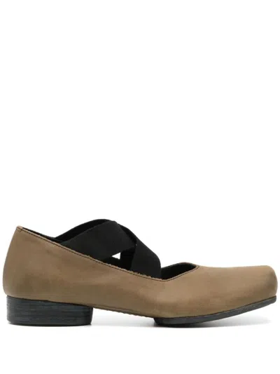 UMA WANG UMA WANG SQUARE TOE BALLET FLATS