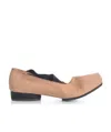Uma Wang Square-toe Leather Ballerina Flats In Pink