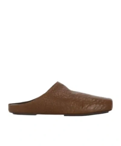 UMA WANG UMA WANG SQUARE TOE SLIP-ON SLIPPERS