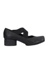 Uma Wang 25mm Square-toe Ballerina Shoes In Black