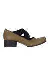 Uma Wang Square-toed Ballet Shoes In Black