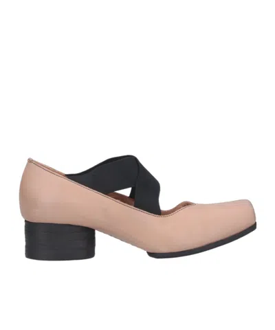 Uma Wang Ballerina Dosing Pumps With Square Tip In Brown