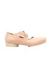 Uma Wang Woman Beige Flats In Nude