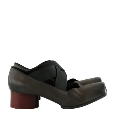 Uma Wang Square-toe Ballet Flats In Multi
