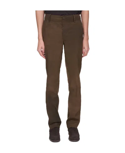 Uma Wang Straight-leg Chino Trousers In Green