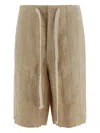 Uma Wang Drawstring Shorts In Nude