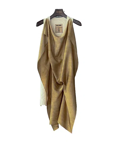Uma Wang Stylish Matched Short-sleeve Top In Gold