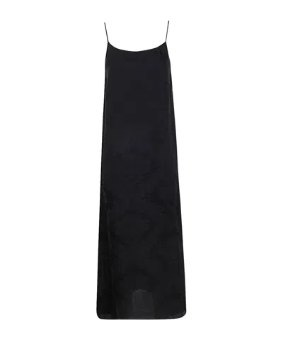 Uma Wang Suspender Dress In Black
