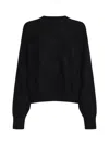 Uma Wang Black Textured Knit Top In Black