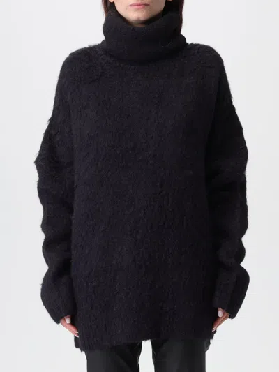 UMA WANG SWEATER UMA WANG WOMAN COLOR BLACK,H55560002