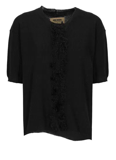 UMA WANG SWEATER WITH FRINGES