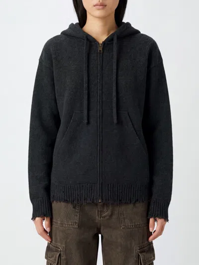 Uma Wang Sweater Woman Color Grey In Blue