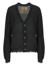 Uma Wang Cashmere Cardigan In Black