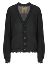 Uma Wang Cashmere Cardigan In Black
