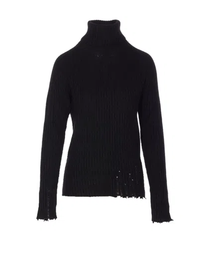 Uma Wang Turtleneck Sweater In Black